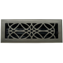 Load image into Gallery viewer, Madelyn Carter Vents &amp; Flues Cast Brass Empire Vent Cover - Brushed Nickel
