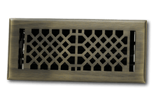 Load image into Gallery viewer, Madelyn Carter Vents &amp; Flues Cast Brass Vintage Industrial Vent Cover - Antique Brass
