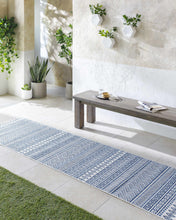 Load image into Gallery viewer, Madras Light Blue Green All Over Performance Area Rug
