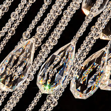Cargar imagen en el visor de la galería, Double Spiral Staircase Crystal Chandelier for Loft, Restaurant, Hotel, Hall, Stairwell D31.5*H78.7&quot; / warm light (3000K)
