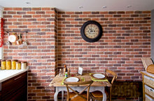 Load image into Gallery viewer, Barok Cotto/Caramel/Lava Manufactured Stone Handmade Brick Veneer - Livfloors Collection
