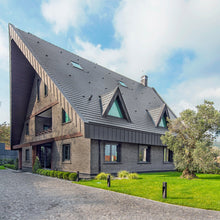 Load image into Gallery viewer, Granulbrick Dark Grey Manufactured Stone Handmade Brick Veneer - Livfloors Collection
