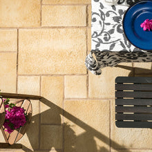 Load image into Gallery viewer, Dark Yellow Sienna Manufactured Stone Pavers Pattern F01DY - Livfloors Collection
