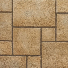 Load image into Gallery viewer, Dark Yellow Sienna Manufactured Stone Pavers Pattern F01DY - Livfloors Collection
