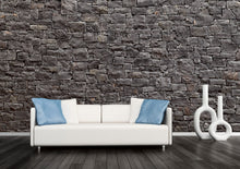 Carregar imagem no visualizador da galeria, Ashlar Pattern Masso Anthracite Manufactured Stone Handmade Veneer - Livfloors Collection
