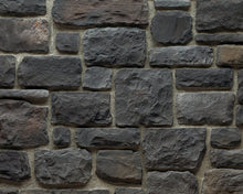 Carregar imagem no visualizador da galeria, Ashlar Pattern Masso Anthracite Manufactured Stone Handmade Veneer - Livfloors Collection
