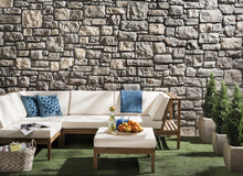 Carregar imagem no visualizador da galeria, Ashlar Pattern Masso Olive Manufactured Stone Handmade Veneer - Livfloors Collection
