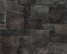 Carregar imagem no visualizador da galeria, Ashlar Pattern Petra Anthracite Manufactured Stone Handmade Veneer - Livfloors Collection
