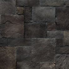 Carregar imagem no visualizador da galeria, Ashlar Pattern Petra Anthracite Manufactured Stone Handmade Veneer - Livfloors Collection
