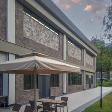 Carregar imagem no visualizador da galeria, Ashlar Pattern Petra Ash Manufactured Stone Handmade Veneer - Livfloors Collection
