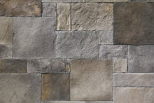 Carregar imagem no visualizador da galeria, Ashlar Pattern Petra Ash Manufactured Stone Handmade Veneer - Livfloors Collection

