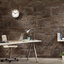Carregar imagem no visualizador da galeria, Ashlar Pattern Petra Granat Manufactured Stone Handmade Veneer - Livfloors Collection
