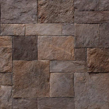 Carregar imagem no visualizador da galeria, Ashlar Pattern Petra Granat Manufactured Stone Handmade Veneer - Livfloors Collection
