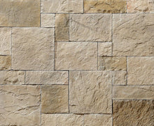 Carregar imagem no visualizador da galeria, Ashlar Pattern Petra Sand Manufactured Stone Handmade Veneer - Livfloors Collection
