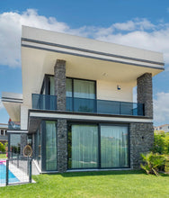 Carregar imagem no visualizador da galeria, Cappadocia Anthracite Slate Look Manufactured Stone Handmade Veneer - Livfloors Collection
