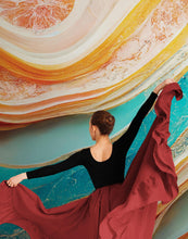Carregar imagem no visualizador da galeria, Colorful Marble Slate Wallpaper Mural. #6737
