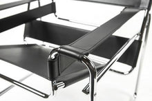 Load image into Gallery viewer, Marcel Breuer Wassily Chair - Black Leather

