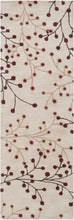 Load image into Gallery viewer, Elsu Beige&amp;Burgandy Wool Rug
