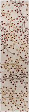 Load image into Gallery viewer, Elsu Beige&amp;Burgandy Wool Rug
