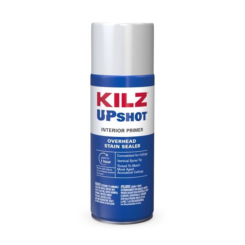 MASTERCHEM INDUSTRIES Primer KILZ Up Shot White Flat Oil-Based Aerosol Primer/Sealer 10 oz 051652015492