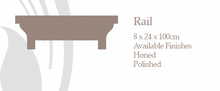 Load image into Gallery viewer, Marble Top Rail Hand-carved from Solid Marble Block MEGBR04
