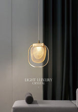 Carregar imagem no visualizador da galeria, Mirodemi chandelier 1 pendant / Warm Light 3000K MIRODEMI® Creative LED chandelier for staircase, lobby, bedroom, stairwell

