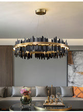Carregar imagem no visualizador da galeria, Mirodemi chandelier 1 Ring - 41.3&quot; MIRODEMI® Modern Creative Circular Chandelier for Living Room, Dining Room
