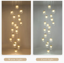 Load image into Gallery viewer, Mirodemi chandelier MIRODEMI® Creative LED chandelier for staircase, lobby, bedroom, stairwell
