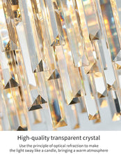 Load image into Gallery viewer, Mirodemi chandelier MIRODEMI® Gold/Black Creative Crystal Hanging Lighting For Living Room, Dining Room
