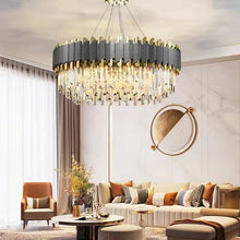 Load image into Gallery viewer, Mirodemi chandelier MIRODEMI® Gold/Black Creative Crystal Hanging Lighting For Living Room, Dining Room
