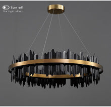 Carregar imagem no visualizador da galeria, Mirodemi chandelier MIRODEMI® Modern Creative Circular Chandelier for Living Room, Dining Room
