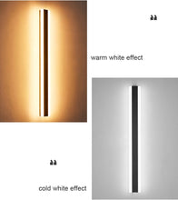 Carregar imagem no visualizador da galeria, Mirodemi outdoor lighting L23.6*W3.1&quot; / Black MIRODEMI® Black Outdoor Waterproof LED Wall Lamp With App Control Model
