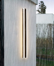 Carregar imagem no visualizador da galeria, Mirodemi outdoor lighting L23.6*W3.1&quot; / Black MIRODEMI® Black Outdoor Waterproof LED Wall Lamp With App Control Model
