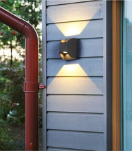Load image into Gallery viewer, Mirodemi outdoor lighting MIRODEMI® Black Modern Outdoor Waterproof Aluminum LED Wall Scones For Garden, Courtyard
