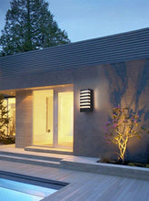 Carregar imagem no visualizador da galeria, Mirodemi outdoor lighting MIRODEMI® Black Outdoor Waterproof Aluminum LED Wall Sconce For Porch, Garden
