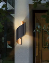 Carregar imagem no visualizador da galeria, Mirodemi outdoor lighting MIRODEMI® Creative White/Black Outdoor Aluminum Waterproof Wall Lamp For Courtyard
