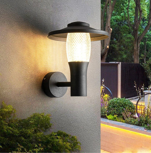 Mirodemi outdoor lighting MIRODEMI® Modern Black Outdoor Aluminum LED Waterproof Wall lamp for Villa, Garden