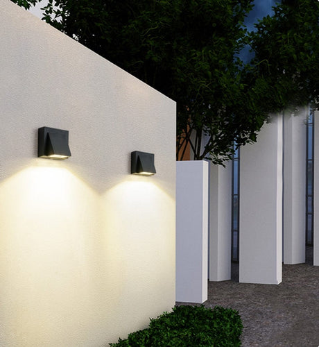 Mirodemi outdoor lighting MIRODEMI® Modern Black Outdoor Aluminum Waterproof LED Wall Lightings For Garden, porch