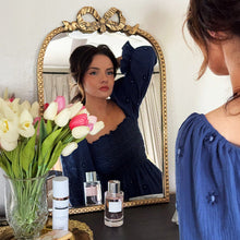 Load image into Gallery viewer, Antique Gold Bow Mirror, Choose Your Size
