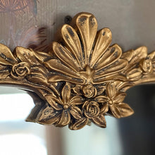 Load image into Gallery viewer, Ornate Golden Floral Rectangular Mirror
