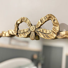 Load image into Gallery viewer, Antique Gold Bow Mirror, Choose Your Size
