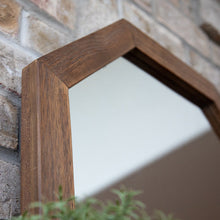Carregar imagem no visualizador da galeria, Octagon Wood Frame Mirror
