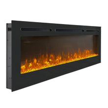 Load image into Gallery viewer, Modern Blaze Recessed / Wall Mounted Electric Fireplace with Multicolor Flame
