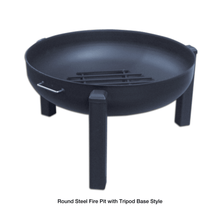 Load image into Gallery viewer, Modern Blaze Round Steel Fire Pit

