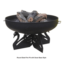 Load image into Gallery viewer, Modern Blaze Round Steel Fire Pit
