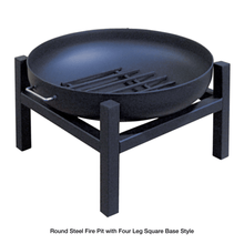 Load image into Gallery viewer, Modern Blaze Round Steel Fire Pit
