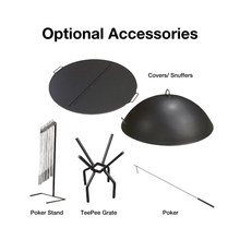 Load image into Gallery viewer, Modern Blaze Round Steel Fire Pit
