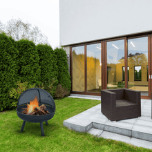 Load image into Gallery viewer, Modern Blaze Round Steel Fire Pit
