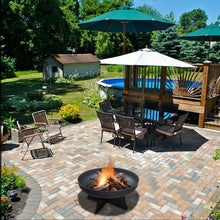 Load image into Gallery viewer, Modern Blaze Round Steel Fire Pit
