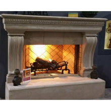 Load image into Gallery viewer, San Carlos Traditional Cast Stone Mantel Shelf with Inlay
